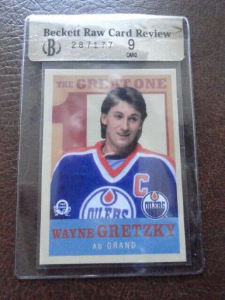 Wayne Gretzky 2014/15 Opc Hockey - The Great One - Graded 9