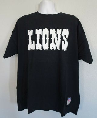 Official Detroit Lions Mens Sz Extra Large Xl Reebok Nfl On Field Team Apparel