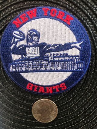 (1) Ny York Giants Vintage Rare Embroidered Iron On Patch 3” X 3”