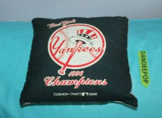 Cushion Craft 1996 York Yankees World Series Champions Pillow