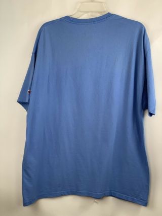 Vintage 1990’s Ole Miss Rebels Football T - shirt Size XL Extra Large Blue Shirt 4
