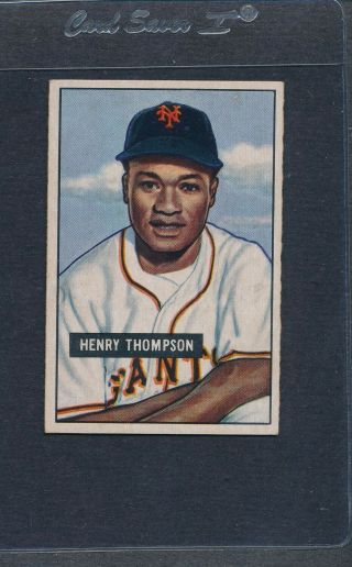 1951 Bowman 089 Henry Thompson Giants Ex 1450