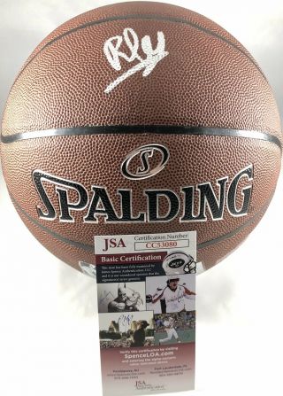Rj Barrett Signed Spalding Nba Basketball Duke University Star Auto,  Jsa