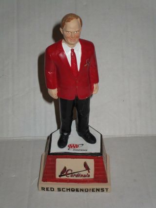 St.  Louis Cardinals Red Schoendienst Hall Of Fame Statue Figure 7 " Tall Sga