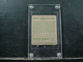 NobleSpirit 1933 Goudey Sport Kings Gum Babe Ruth Card 3