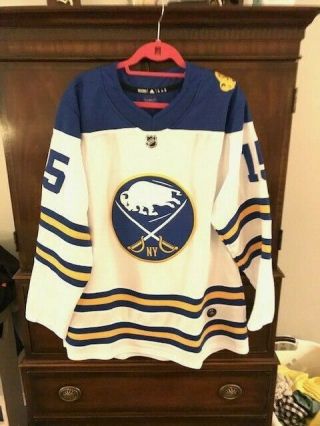 Rare Authentic Jack Eichel Buffalo Sabres Adidas 2018 Winter Classic Jersey - 54