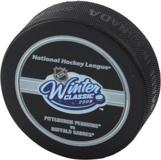 Pittsburgh Penguins Vs Buffalo Sabres 2008 Winter Classic Official Game Puck