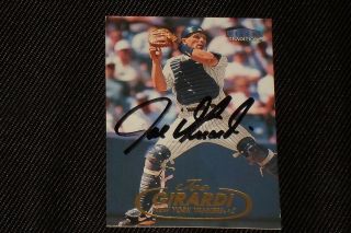 Joe Girardi 1998 Fleer Tradition Signed Autographed Card 509 York Yankees