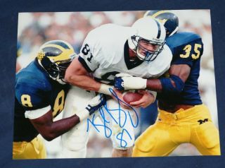 Kyle Brady Signed 8x10 Photo Penn State Nittany Lions Autographed Auto