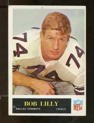 1965 Philadelphia 47 Bob Lilly Dallas Cowboys Vgex (sr5)