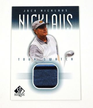 2001 Sp Authentic Jack Nicklaus Tour Swatch Golf Shirt