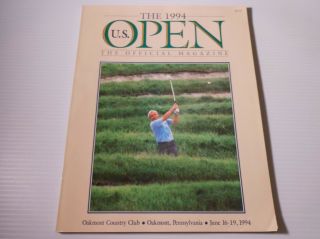 1994 Us Open Golf Program Oakmont C C Arnold Palmer Very Good