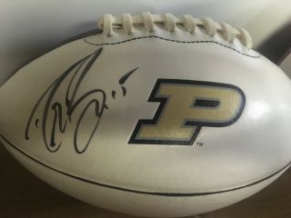 Drew Brees Purdue University Boilermakers Nike Autographed Football