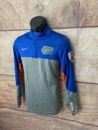 Nike Elite Florida Gators Pullover Shirt Medium Mens (a99)