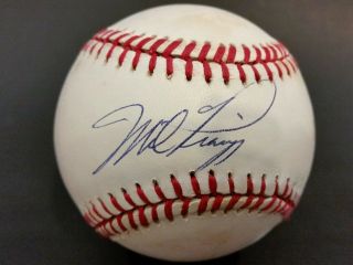 Mike Piazza Signed Official Nl Mlb Baseball Autographed Auto Jsa Early Sig