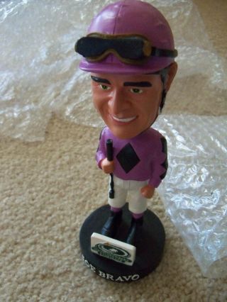 Very Rare Maybe One Of A Kind Joe Bravo Bobble Head Test Mold Monmouth Park