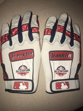 2018 Washington Dc All Star Game Issued Mlb Batting Gloves Xl Size.