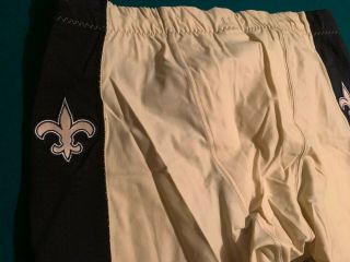 Orleans SAINTS Size 40 Short Game Worn /Issue Drawstring NIKE Football Pants 7