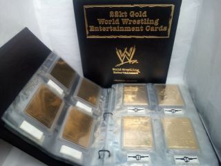 Wwe Wwf World Wrestling Federation Gold Cards Complete 1 - 120 Rock Austin Hhh