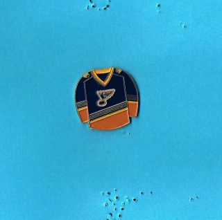 St Louis Blues Hockey Nhl Blue Jersey 2 Ace Lapel Hat Pin