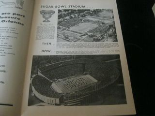 Ole Miss vs Arkansas 29th sugar bowl Tulane Sugar bowl stadium 1963 3