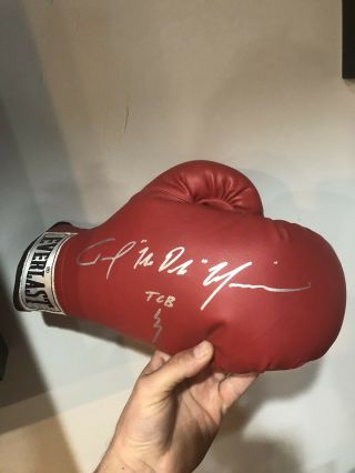 Tommy Morrison autographed boxing Glove Rocky Balboa Creed Sylvester Stallone 2