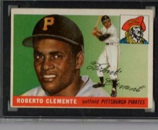 1955 Topps Roberto Clemente Pittsburgh Pirates 164 SGC 3.  5 VG,  RC HOF Rookie 2
