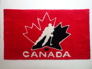 Team Canada Issued Iihf Pro Stock Player Hockey Skate Mat Carpet