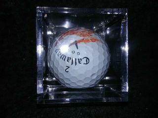 " Long John " John Daly Autographed Golf Ball With