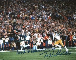 Tony Nathan Hook & Lateral Miami Dolphins Signed Autographed 8x10 Photo W/coa