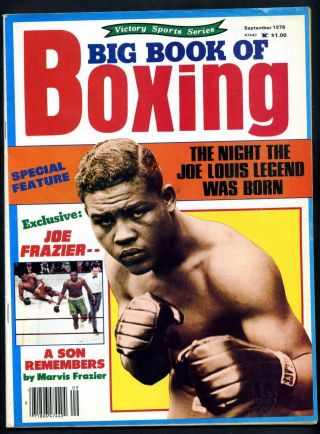 Big Book Of Boxing Septemeber 1978 Joe Louis