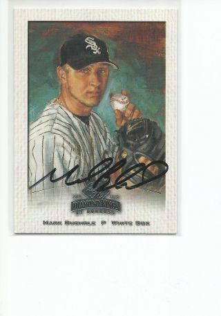 Mark Buehrle Autographed Signed 2002 Diamond Kings Card Chicago White Sox
