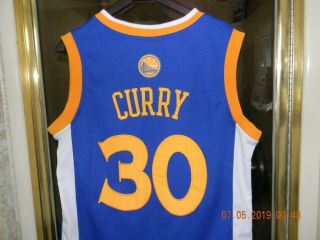ADIDAS GOLDEN STATE WARRIORS STEPH CURRY BASKETBALL JERSEY SMALL 3