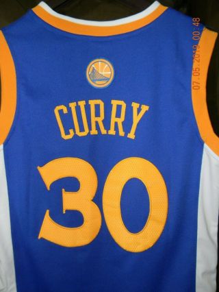ADIDAS GOLDEN STATE WARRIORS STEPH CURRY BASKETBALL JERSEY SMALL 6