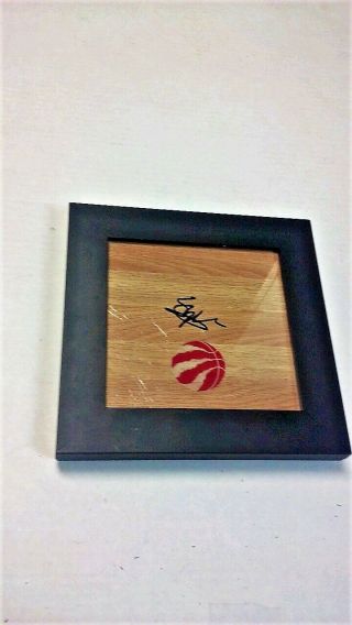Pascal Siakam Toronto Raptors Basketball Signed,  Framed Floor