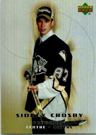2005 - 06 Ud Mcdonalds Sidney Crosby Rookie Card 51 Hockey Card