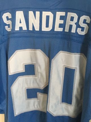 Barry Sanders 20 Detroit Lions Reebok Jersey Mens size XL 3