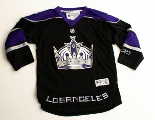 Boys Los Angeles Kings Hockey Jersey Size Youth Large / Xl