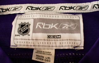 Boys Los Angeles Kings Hockey Jersey Size Youth Large / XL 4