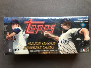 1999 Topps Major League Baseball Cards Complete Set Series 1&2 Box