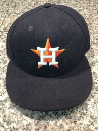 2015 Scott Kazmir Houston Astros Game Worn Hat Mlb Authenticated 3x Allstar