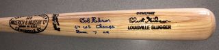 Bob Gibson Signed “67 Ws Champs Game 7 Hr” Signature Model Baseball Game Bat Jsa