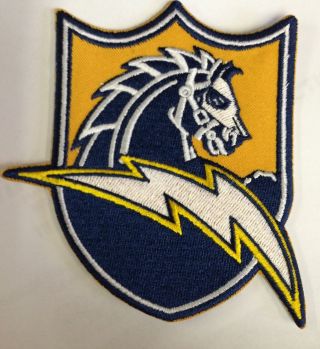 San Diego Chargers Vintage Classic Embroidered Patch 4 " X 3.  5 " Nfl