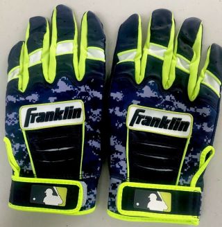 Justin Upton Authentic Franklin Cfx Pro Batting Gloves Xl Size.