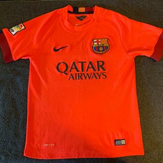 Nike Authentic Fc Barcelona 2014/15 Away Soccer Jersey Youth Small