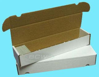 3 Bcw 930 Count Cardboard Card Storage Boxes Trading Sports Case Baseball Mtg