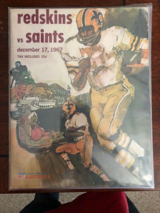 1967 Orleans Saints Vs Washington Redskins (dec.  17)