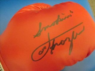 Smokin Joe Frazier Autographed Signed Everlast Boxing Glove Steiner C.  O.  A. 2