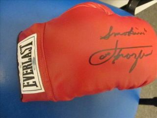 Smokin Joe Frazier Autographed Signed Everlast Boxing Glove Steiner C.  O.  A. 6