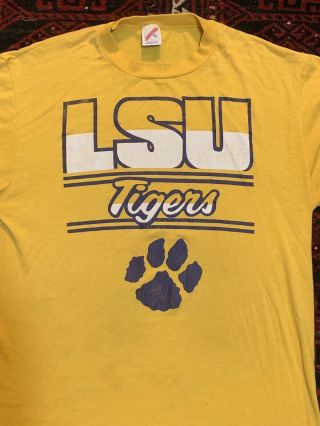 Vintage Lsu 1990’s Louisiana State University Tigers Football T Shirt - Men 